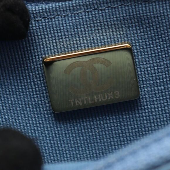 Chanel Shoulder Bag 19 Dizeneuf Matelasse Denim Blue Denim Chanel19 Chain - Picture 5 of 7